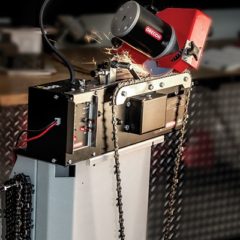 オートグラインダ（チェンソーの替刃の目立て機）を、導入しちゃいました！